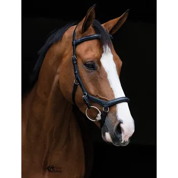 Uzdečka Horseware -RAMBO MICKLEM DELUXE COMPETITION- - Černá - Pony