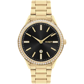 Hodinky MINET Zlaté náramkové dámské hodinky AVENUE MWL5308