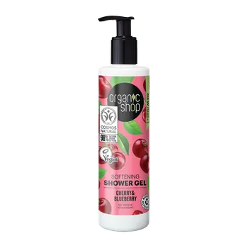 Sprchový gel ORGANIC SHOP Zjemňující sprchový gel Třešeň a borůvka 280 ml