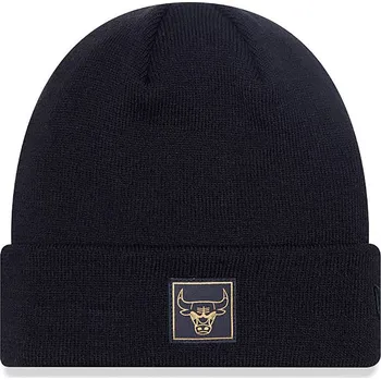 Čepice čepice New Era Metallic Badge Cuff NBA Chicago Bulls - Black/Metallic Gold one size