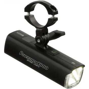 Cyklosvítilna Author PROXIMA 1000 lm / GoPro clamp USB Alloy přední světlo - černá