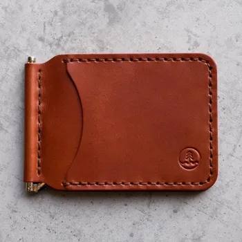 Peněženka Vidra Brand Kožená peněženka dolarovka - Hnědá