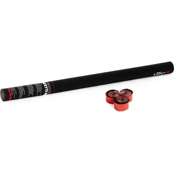 Konfeta Tcm Fx Ruční dělo na konfety-serpentýny 80cm, metalické červené konfety