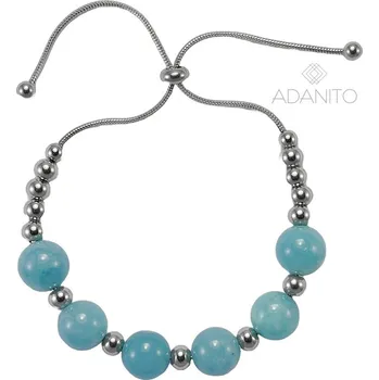 Náramek Stahovací korálkový náramek z chirurgické oceli