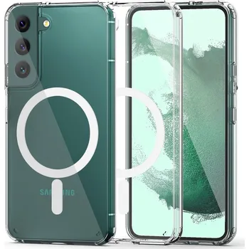 Pouzdro na mobilní telefon Kryt Samsung Galaxy S23, Techsuit - MagSafe Pro, transparentní