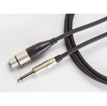 Příslušenství ke zvukové technice Mikrofonní kabel WIDARA XLR-F - TS Jack rovný - 6 m