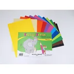 Karton kreslící barevný A4/60/180g - mix 12 barev CARTA