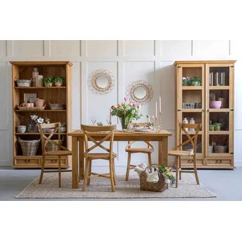 Jídelní stůl ARTEN (NANO Systems s.r.o.) Rustikální jídelní židle POPRAD SIL25 - borovice (světlý/tmavý vosk)