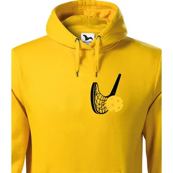 Pánská mikina Pánská mikina- Florbal2, Barva Žlutá, Velikost M, Canvas Pánská mikina Bezvatriko.cz 1366 - DTF/DTG
