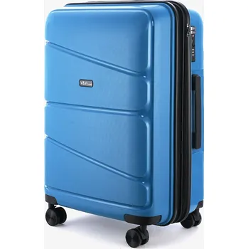 Kufr velký V&V kolekce Peace 8011-75 - modrý 125 l