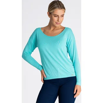 Dámská halenka Mintová volná halenka M981 green Velikost: L