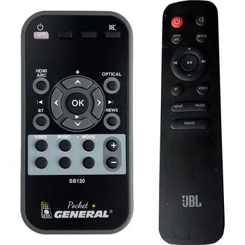 Dálkový ovladač JBL SB 120, SB 170 - dálkový ovladač duplikát