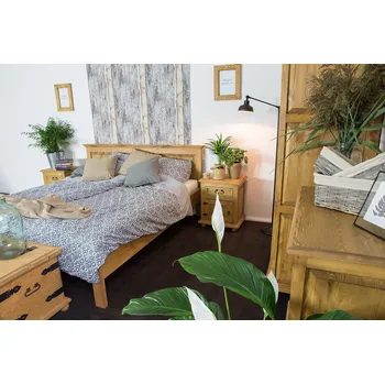 Postel ARTEN (NANO Systems s.r.o.) Rustikální manželská postel POPRAD ACC01 - borovice ROZMĚR: 160 x 200 cm