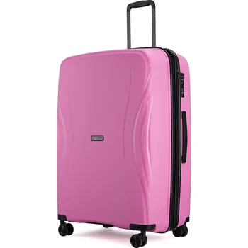 V&V TRAVEL Velký kufr 76cm Flash Light Pink