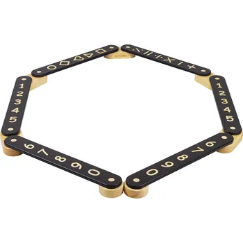 Hra na zahradu MeowBaby Dětská senzomotorická Montessori kladina, černá, 6ks