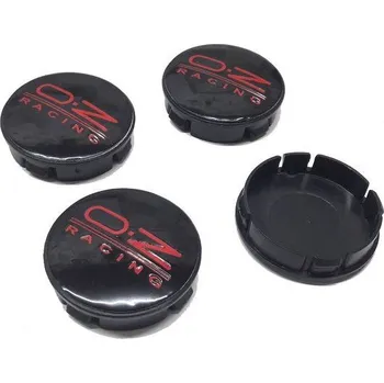 Středová krytka kola ALUTECH Středová krytka kola - poklička průměr 52/56mm(vnitřní,vnější) plast OZ RACING RED - sada 4ks