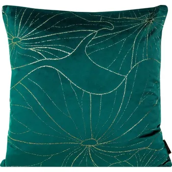 Povlečení Sametový dekorační povlak na polštář BLINK25 45x45cm - tmavě tyrkysový