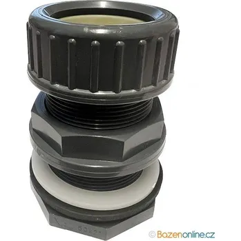 Průchodka stěnou PVC 63 mm s těsněními - stahovací