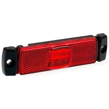 Přídavný světlomet Obrysové světlo - bodovka LED červená 4-diody na středu Obrysové světlo - bodovka LED červená 4-diody + 0,5m kabel