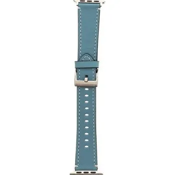 Řemínek na hodinky Handodo Color Kožený Pásek pro iWatch 1/2/3 42mm Blue (EU Blister)
