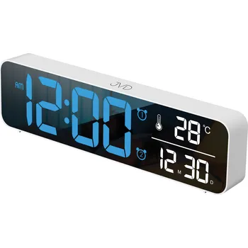 Budík JVD Digitální LED budík do sítě s modrými LED svítícími čísly JVD SB203.1 SKLAD ( )