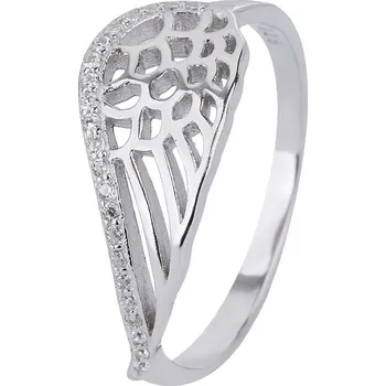Prsten Bealio BEALIO Stříbrný prsten ANDĚLSKÉ KŘÍDLO Velikost prstenu: 58 03-08406-0964