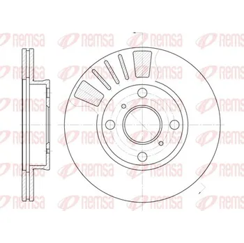 Brzdový kotouč Brzdový kotouč REMSA 6569.10