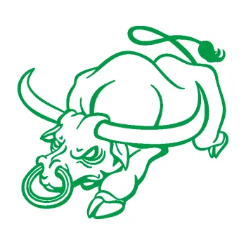 Samolepící dekorace Býk 014 levá rozzuřený (12 - zelená) SAMOLEPKA NA AUTO, NÁLEPKA, FÓLIE, POLEP, TUNING, VLASTNÍ TEXT, TISK, AUTOSAMOLEPKY.cz, POLEPY, OBRÁZEK, LOGO, 3D STICKERS