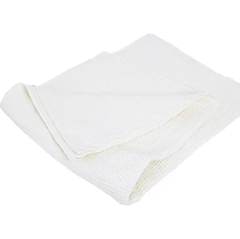 Ručník Snový svět Lněný ručník vaflový polobělený Rozměr: 130 x 180 cm