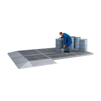 Olejová vana CEMO Záchytná podlaha kovová FS 108/13/28, 130x280x5,5 cm, pozinkovaná(11447)