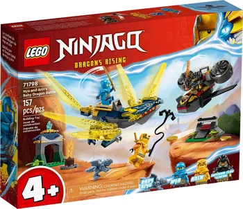 Stavebnice LEGO LEGO Ninjago 71798 Nya a Arin v souboji s dračím mládětem