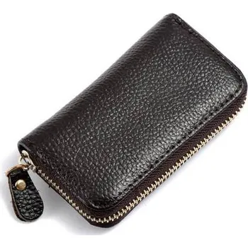 Peněženka Peněženka s držákem klíčů - tmavě hnědá