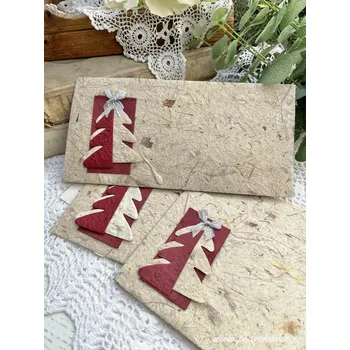 Pod Rukama Dárková obálka zdobená s kartou - vánoční 8