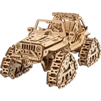 3D puzzle 3D mechanický model - Auto Off-Road pásové terénní (Ugears)