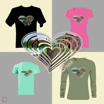 tričko BRNO · Srdce · O·POHÁDKOVÉ - 1 ks| Dětské 158 cm (12 let)