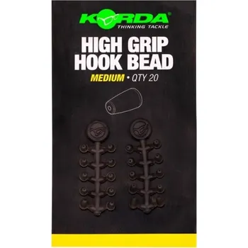 KORDA - Zarážky na háček High Grip Hook Bead Medium 20 ks