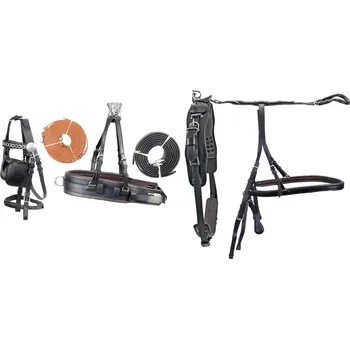 Postroj pro psa JM Postroj poprsní Luxury JM, pro jednospřeží, černý EXTRA FULL