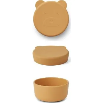 Svačinový box Liewood Carrie Box na svačinu - Mr. Bear Yellow Mellow