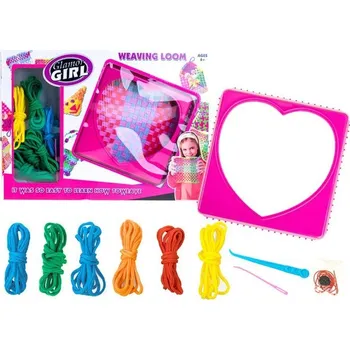 Hračka pro nejmenší JOKO Výroba polštářku na tkalcovském stavu