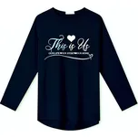 DÍVČÍ JUNIORSKÉ TRIČKO HC0750-VELIKOSTI 146-176 Velikost: 176, Barva: Černá