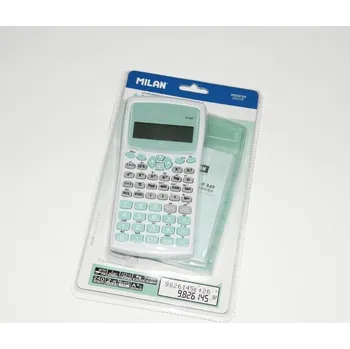 Kalkulačka Milan Kalkulačka MILAN vědecká bílo/tyrkysová ( 159110IBGGRBL) 386499