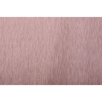 Kožešina s dlouhým chlupem ve světle růžové barvě NS501