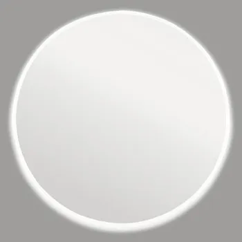 Zrcadlo Kulaté zrcadlo do koupelny v bílém rámu Rond Ø 60 cm