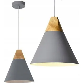 Retro stropní lampa Loft Scandi A šedá