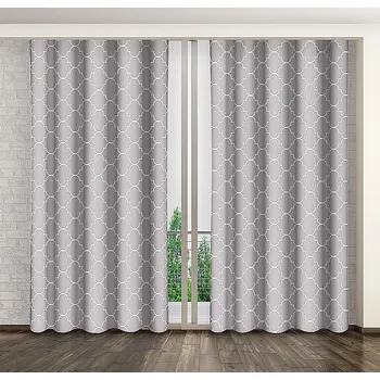 Sprchový závěs Moderní závěs s Marockým vzorem ZMD-01 Délka závěsu: 250cm