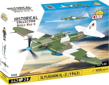 Stavebnice COBI COBI Historical Collection World War II 5745 Ilyushin IL-2 1943