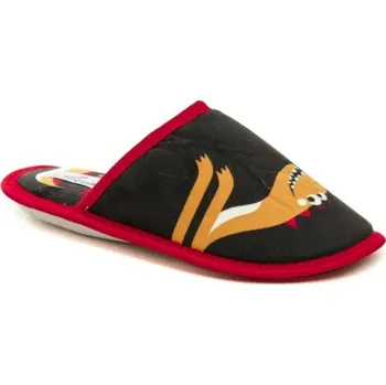 Dívčí bačkory Axim 4P24076 černo červené dětské papuče EU 31