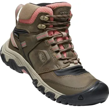 Dámská obuv Keen RIDGE FLEX MID WP WOMEN timberwolf/brick dust US 12/43