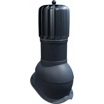 Větrací komínek VENTOS X ROTO N25 Barva: 7024 - grafitová