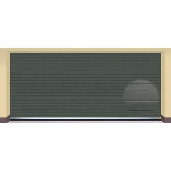 Garážová vrata AMPEL s.r.o. Sekční garážová vrata ANTRACIT RAL 7016 L 505×235 cm s elektrickým pohonem - Montáž svépomocí